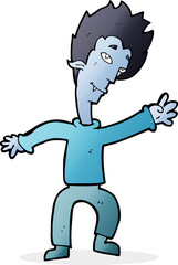 cartoon halloween vampire