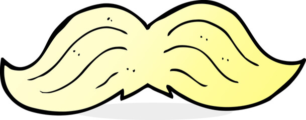 cartoon mustache