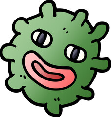 cartoon doodle funny germ
