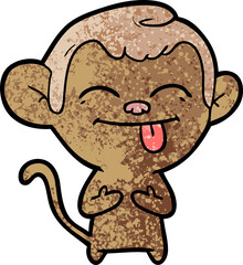 funny cartoon monkey