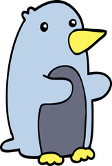 cartoon penguin