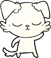 cute cartoon dog