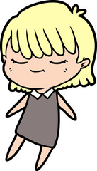 cartoon woman