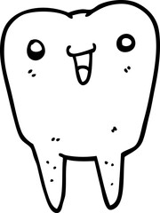 cartoon tooth