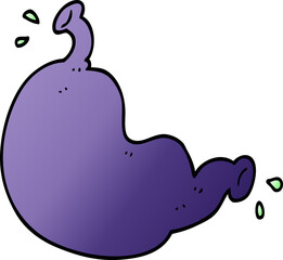 cartoon doodle organ