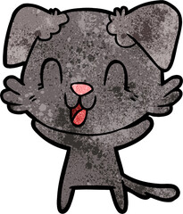 laughing cartoon dog