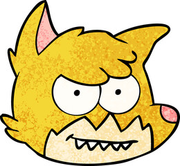 cartoon fox face