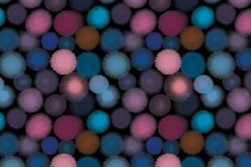 Watercolor or ink round or circles paint splash background for banner ads or presentation. Hand draw abstract wall art painting for print, card, invitation, package, website header or design.