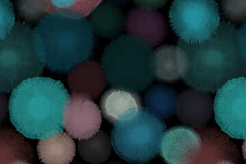 Watercolor or ink round circles paint splash background for banner ads or presentation. Hand draw abstract wall art painting for print, card, invitation, package, website header or design.