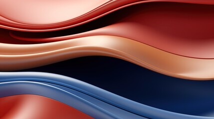 Obraz premium abstract background with waves, generative ai