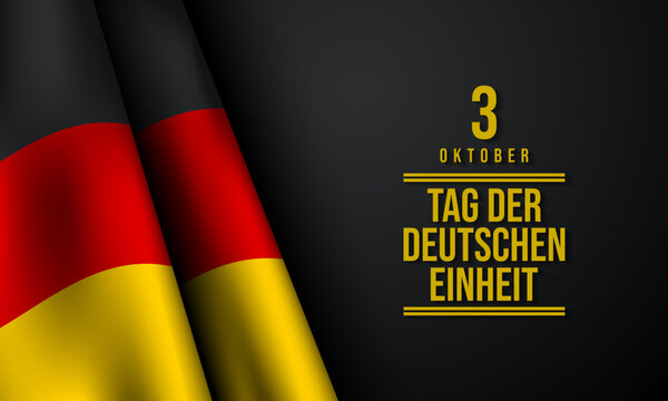 German Unity Day Background Design.