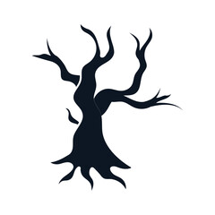 tree black silhouette