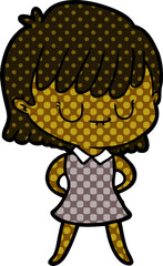 cartoon woman