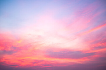 Beautiful luxury soft gradient with orange gold clouds and sunlight on the blue sky perfect for the...