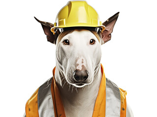 Contractor Bull Terrier Transparent