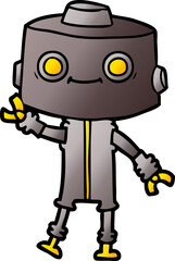 cartoon robot