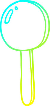 recommend clip art: cold gradient line drawing of a cartoon lollipop