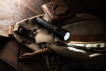 pocket flashlight for EDC - 654042649