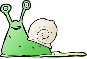 cartoon snail