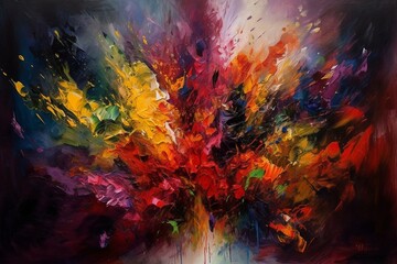 Vibrant eruption: an artistic journey into the psyche through explosive emotions - 7. Generative AI