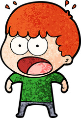 cartoon shocked man