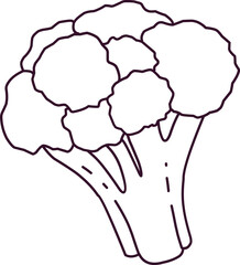 vegetable doodle lineart