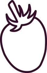 vegetable doodle lineart