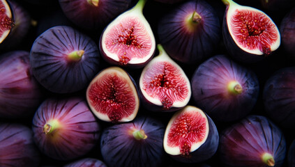 Organic nature sweet fruit purple fig food fresh juicy ripe raw healthy ingredient