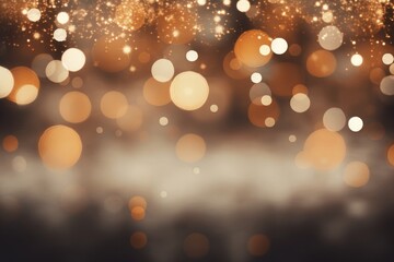 Obraz premium Christmas bokeh light abstract holiday background