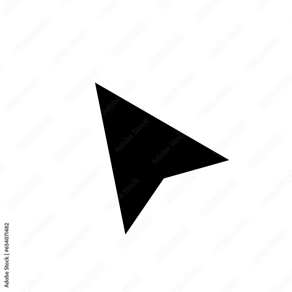 Poster arrow cursor icon. isolated pointer icon. vector illustration. eps 10.
