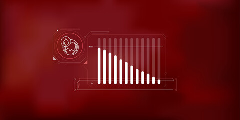 Infographic of decline in global oil demand.
