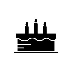 Birthday Cake icon vector design templates simple and modern