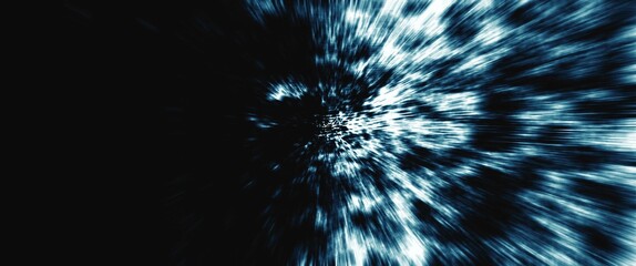 abstract blue and black background with motion blur