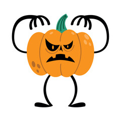 halloween character pumpkin