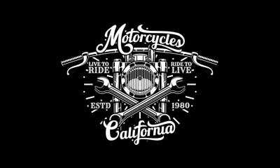 Motorcycle badge, Vintage motor logo
