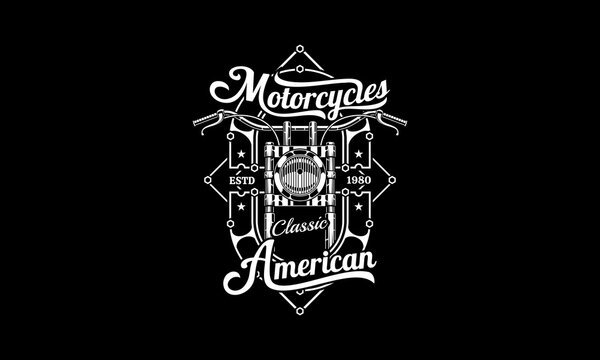 Motorcycle badge, Vintage motor logo
