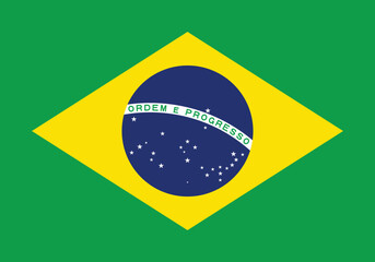 Fototapeta premium Flag of Brazil