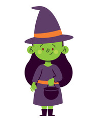 halloween disguised witch