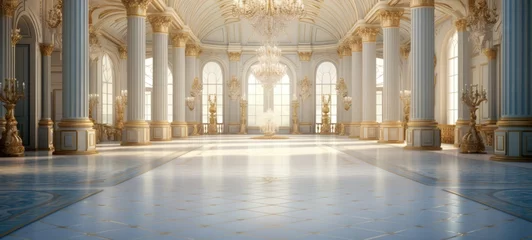 Photo sur Plexiglas Vieil immeuble regal ballroom interior palace venue, ai