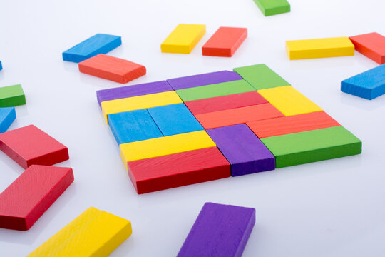 Domino Blocks of various color