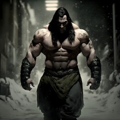 in the style of mortal combat large full figure imposing unreal photo realistic adam back cryptographer 