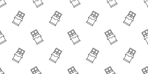 Chocolate bar pattern drawing in lines