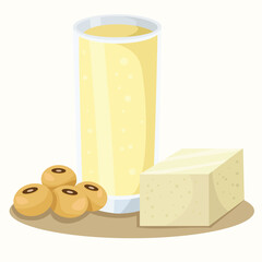 Illustrator of soy bean 