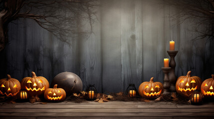 Fantastic Halloween Border for Design Halloween Background