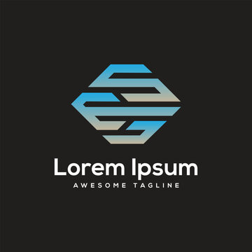 SEJ Letter Logo Design Free Icon