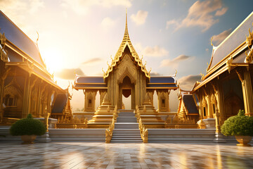 Majestic Golden Temples