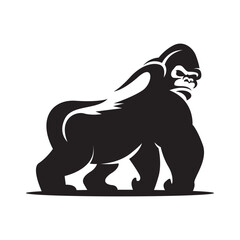Gorilla icon logo design