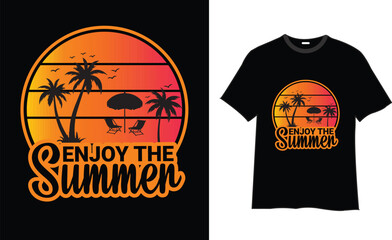 Summer t shirt design