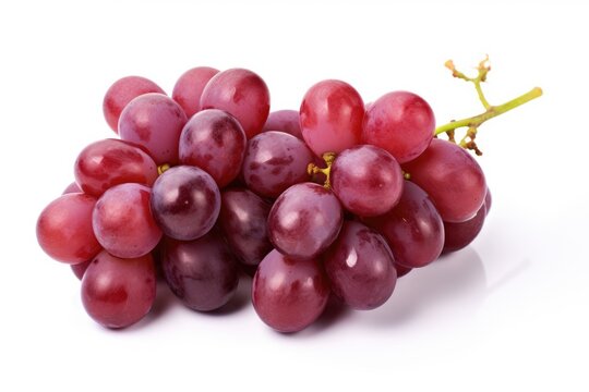 Grapes isolated on white background stock photo