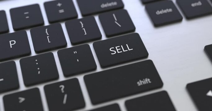 Sell Key on the keyboard